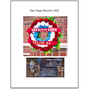 2022 San Diego, California Reunion Booklet