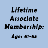 Lifetime Associate Membership - Ages 61-65