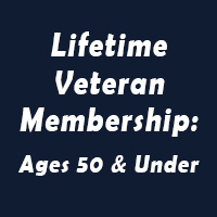 Lifetime Vet Membership - Ages 50 & Under