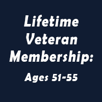 Lifetime Vet Membership - Ages 51-55