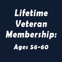 Lifetime Vet Membership - Ages 56-60