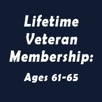 Lifetime Vet Membership - Ages 61-65