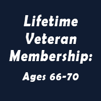 Lifetime Vet Membership - Ages 66-70