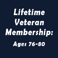Lifetime Vet Membership - Ages 76-80